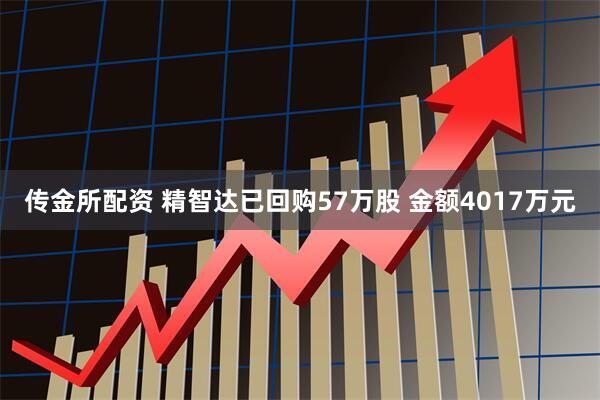 传金所配资 精智达已回购57万股 金额4017万元