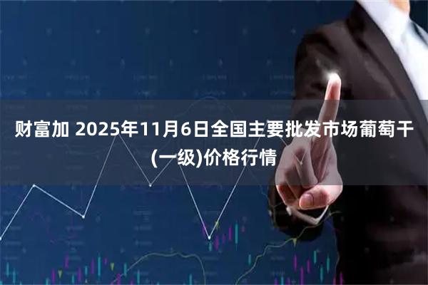 财富加 2025年11月6日全国主要批发市场葡萄干(一级)价格行情